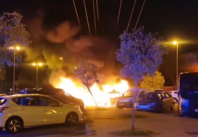 Incendio en Leganés